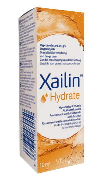 Picaturi oftalmice Xailin Hydrate, 10ml, Visufarma