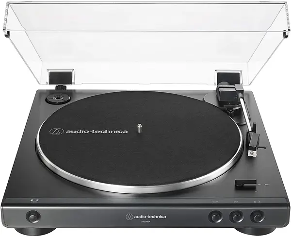 Pick-up Audio-Technica - AT-LP60XBK, automat, negru