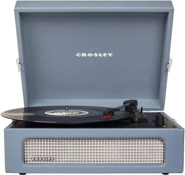 Pick-up Crosley - Voyager, semiautomat, albastru