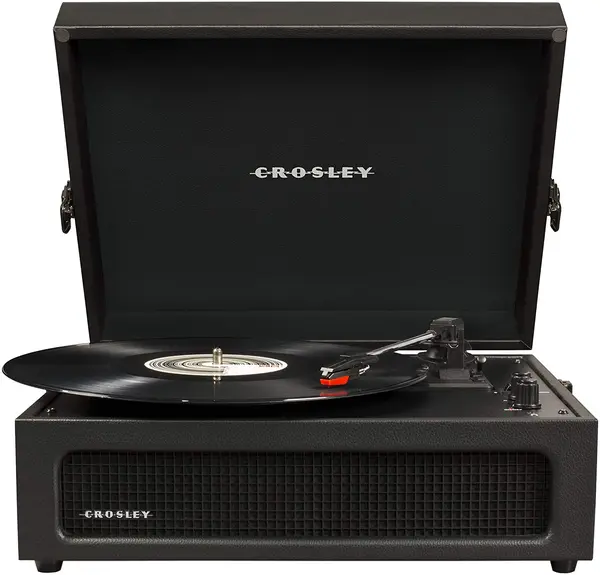 Pick-up Crosley - Voyager, semiautomat, negru