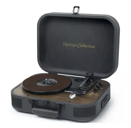 Pick-up Muse MT-207 DGB, Vintage Collection, USB, Bluetooth, 2x5W (Negru)