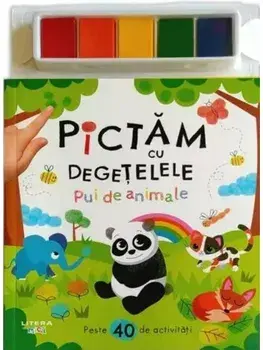 Pictam cu degetelele. Pui de animale/***