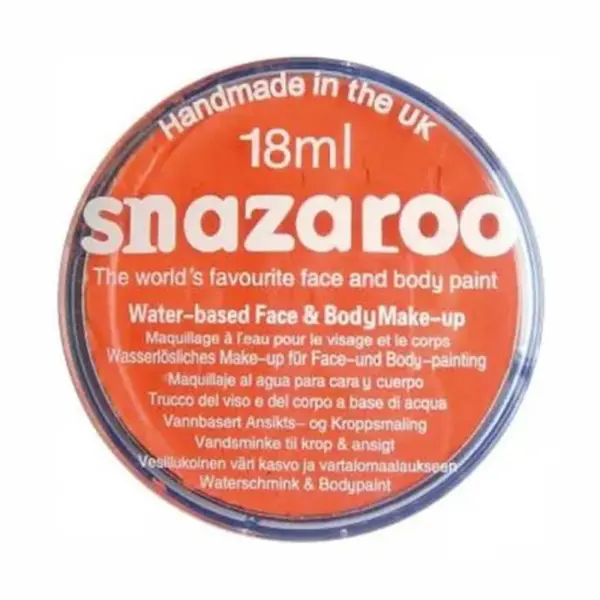Pictura pe Fata, Snazaroo, Portocaliu, 18 ml