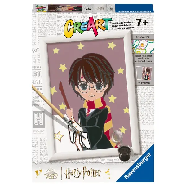 Pictura pe numere pentru copii Ravensburger CreArt Harry Potter