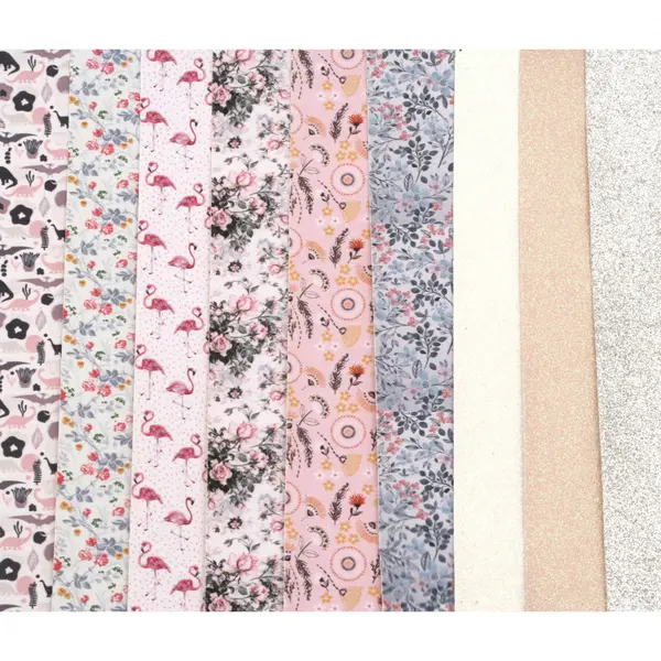Piele artificiala pentru decor Em Art - Design colorat, 30 x 20 x 0.1 cm, sortiment (1 buc.)