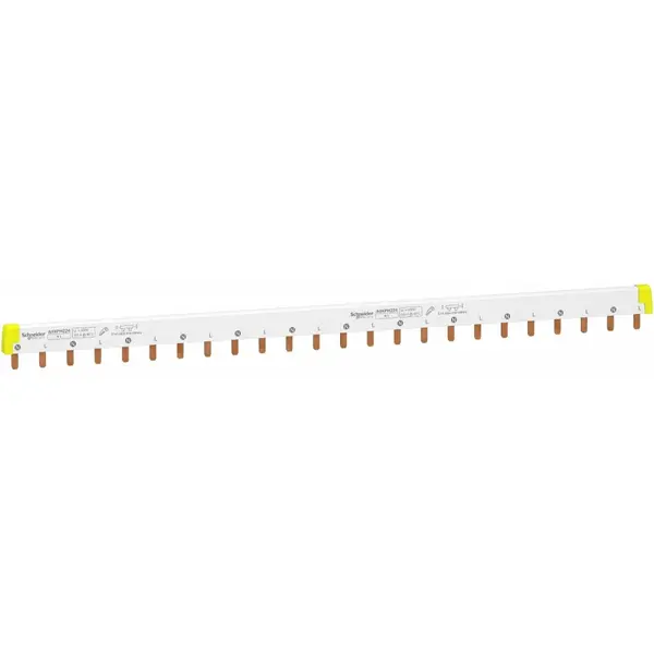 Pieptene 1L+N inclinare 18 mm, 24 Module, 100 A Schneider A9XPH224