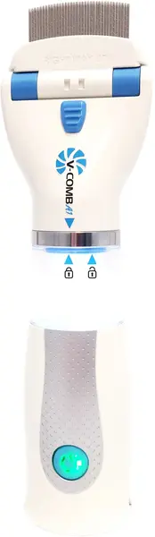 Pieptene-aspirator fără fir pentru păduchi V-Comb - A1