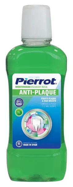 Pierrot Apă de gură Anti-Plaque, fără alcool, 500 ml