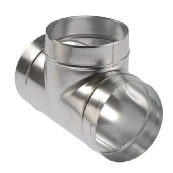 Piesa speciala teu clasic, tabla de otel zincata, diametru Ø800 cu garnitura de etansare