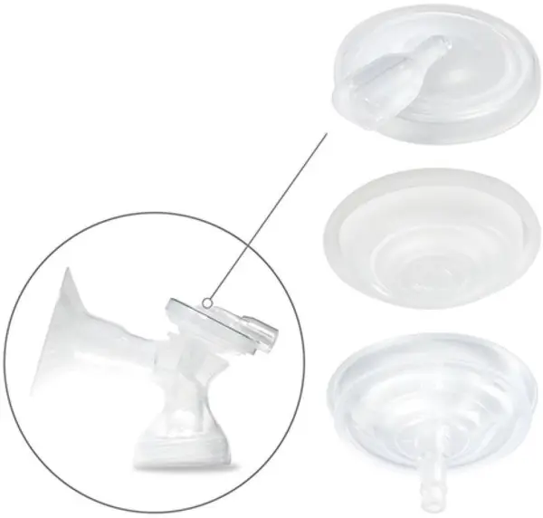 Piese de schimb pentru pompă de sân Babyono Nurse Pro - Membrană și 2 capace