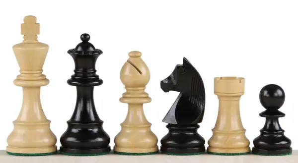 Piese sah lemn German Staunton 6 Clasic, EQ, Black