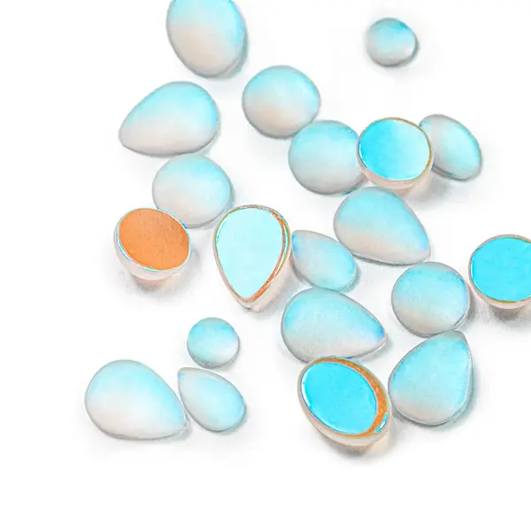 Pietricele Decorative 3D Pentru unghii – Opalescente Bleu - Everin