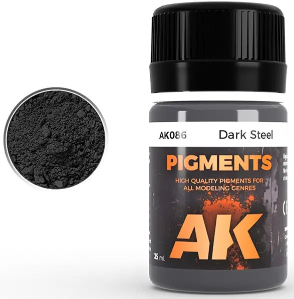 Pigment AK Interactive - DARK STEEL AK086 (35 ml)