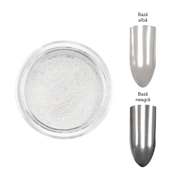 Pigment Unghii Chrome Moonlight LUXORISE, Give Me Glow