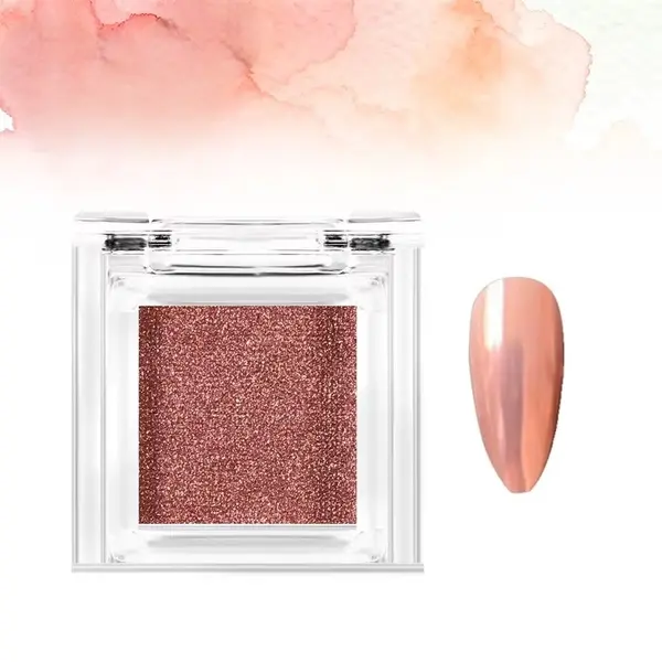 Pigment unghii mirror Marquise, PIGM05, Rose gold