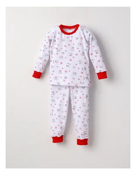 Pijama bbc ML Romania Smile rosu