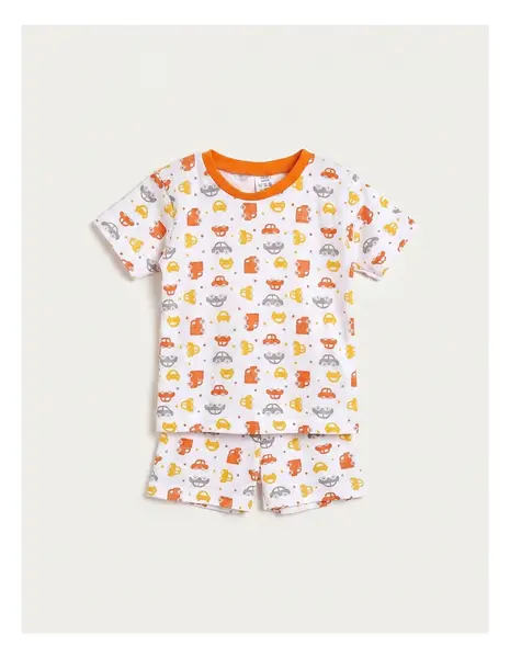 Pijama MS imprimata Masinute multicolor
