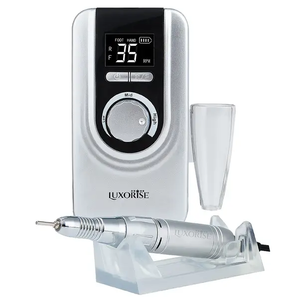 Pila Electrica Portabila Revolution Elite - LUXORISE , 35.000 RPM, Silver