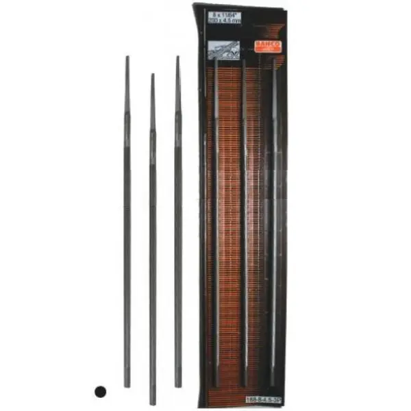 Pila Pentru Ascutit Lant Drujba Bahco, Diametru 5.5 mm, set de 3 bucati