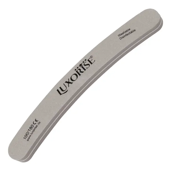 Pila unghii lavabila Banana LUXORISE, granulatia 100/180, gri