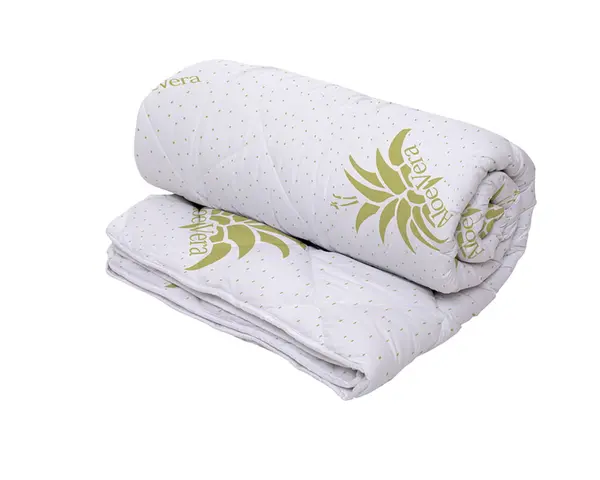 Pilota Bedora Microfibra Aloe Vera 140x200 cm, 2 persoane, fibra siliconica, husa microfibra, alb