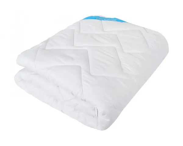 Pilota de iarna din microfibra alba Somnomed 150x210 cm antiacarieni 400 gsm