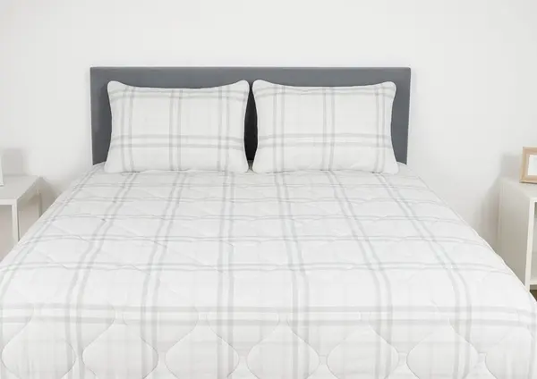 Pilota de vara Grid Confort Somnart matlasata din microfibra 200 x 220 cm, 250 g
