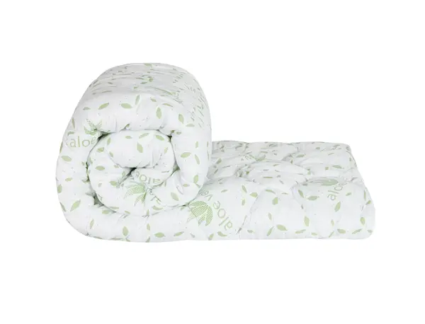 Pilota matlasata Aloe Confort Somnart, 140x200 cm, 350 g, microfibra, primavara-toamna