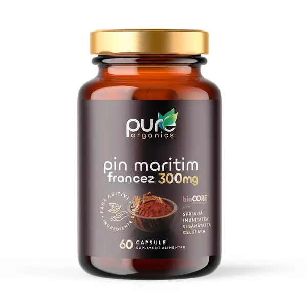 Pin Maritim Francez – Circulatie si protectie - 60cps PureOrganics