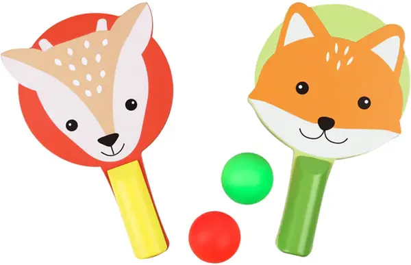 Ping-pong pentru copii Orange Tree Toys - Animale de pădure