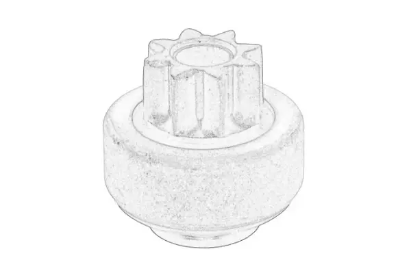 Pinion electromotor potrivit HYUNDAI I20 I, I30, IX20; KIA CEE D, PRO CEE D, SOUL I, VENGA 1.6D 12.06-