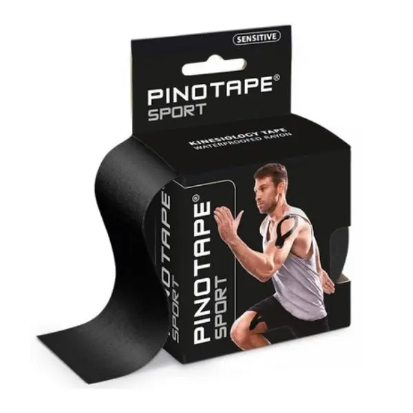 Pinotape Sport Kinesio Tape Negru 5cm X 5m