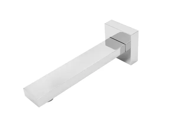 Pipa fixa rectangulara Inula, pentru baterie incastrata, 196 mm, 1 2 , crom