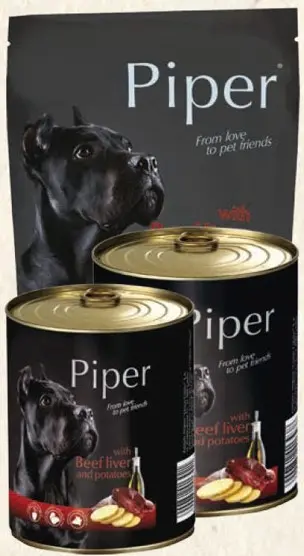Piper ADULT cu Ficat de VITA si CARTOFI - 400 gr