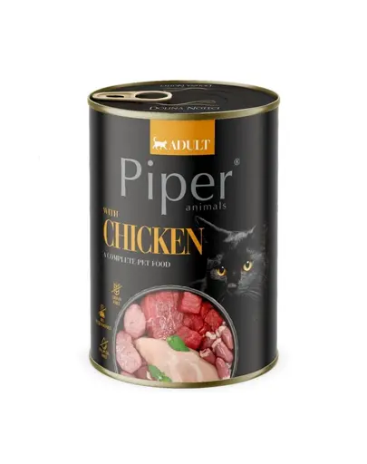PIPER Animals Chicken 12x400 g conserve hrană pisici