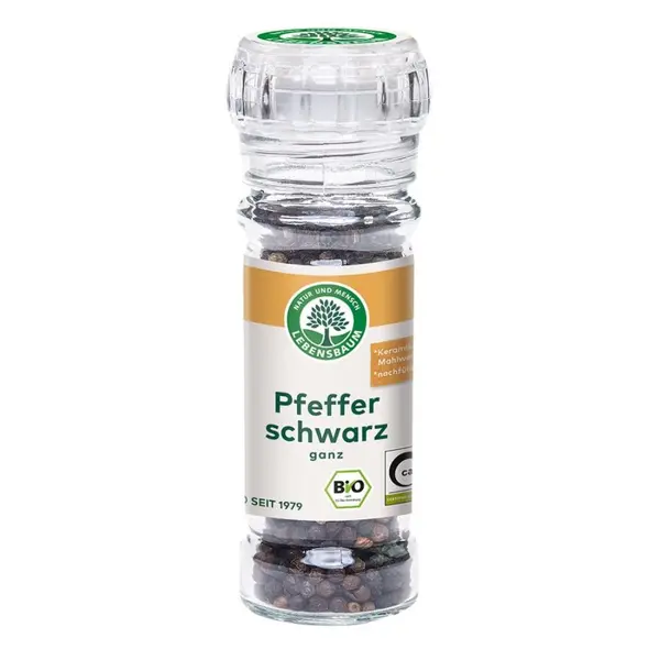Piper negru in rasnita de sticla, eco - 45 g