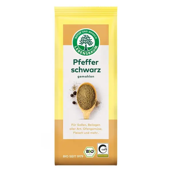 Piper negru macinat, eco - 50 g