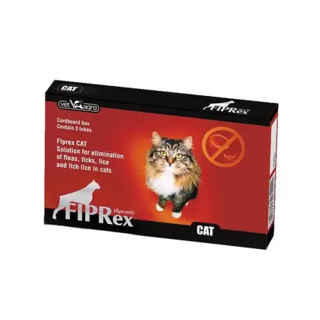 Pipeta antiparazitara pentru pisici Fiprex Cat x 1 pipeta