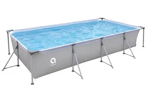 Piscina cu cadru Avenli 17723EU, 394 x 207 x 80 cm, 6075 l, Gri