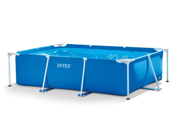 Piscina cu cadru metalic Intex 28270, dreptunghiulara, 220x150x60 cm, albastru KID400259, la doar 403,00 lei
