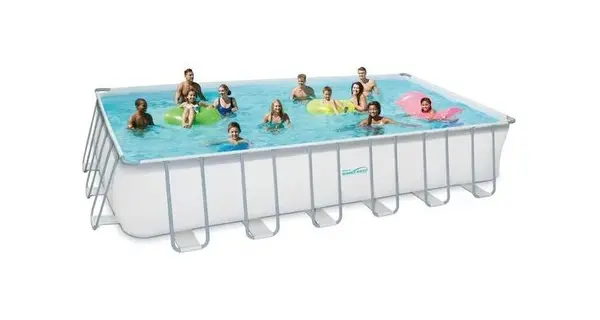 Piscina dreptunghiulara cu cadru metalic Elite Summer Waves 732 cm x 366 cm x 132 cm (KIT complet cu accesorii incluse)