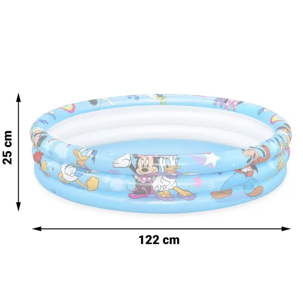 Piscina gonflabila pentru copii 2 ani+ Bestway Mickey Mouse 122 x 25 cm 140 litri