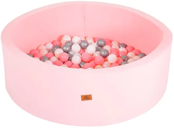 Piscină pentru copii Moni Toys - Cu 200 mingi, roz