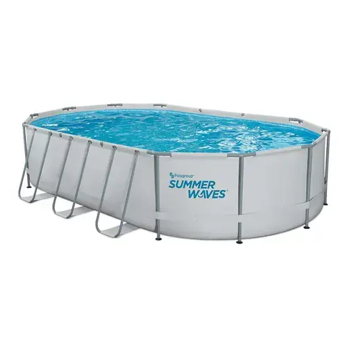 Piscina Summer Waves cu cadru, 488x305x107 cm, 3785 l
