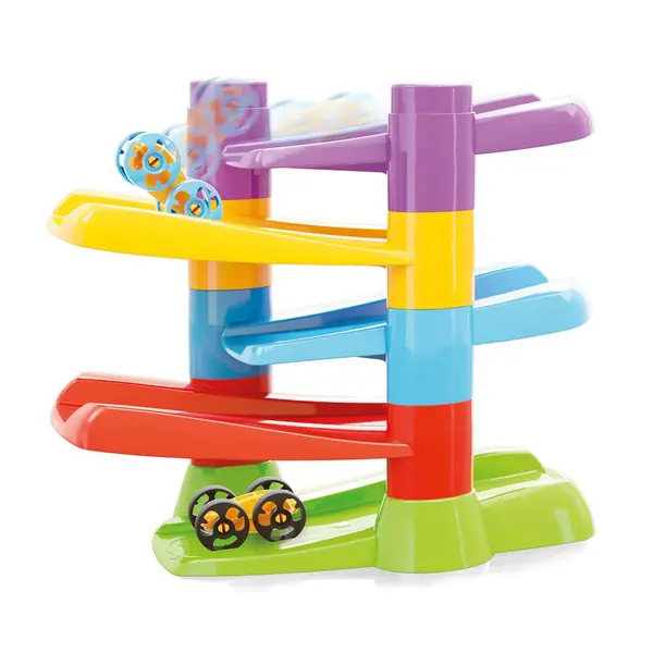 Pista cascada cu 2 masinute Quercetti Flip Car Race Track