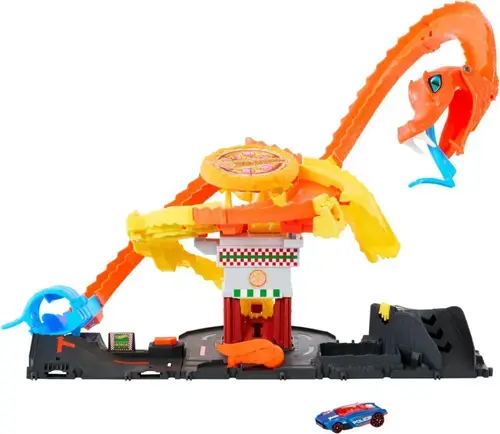 Pista de joc cu masinute Hot Wheels City Toy Car Track Set HTN81