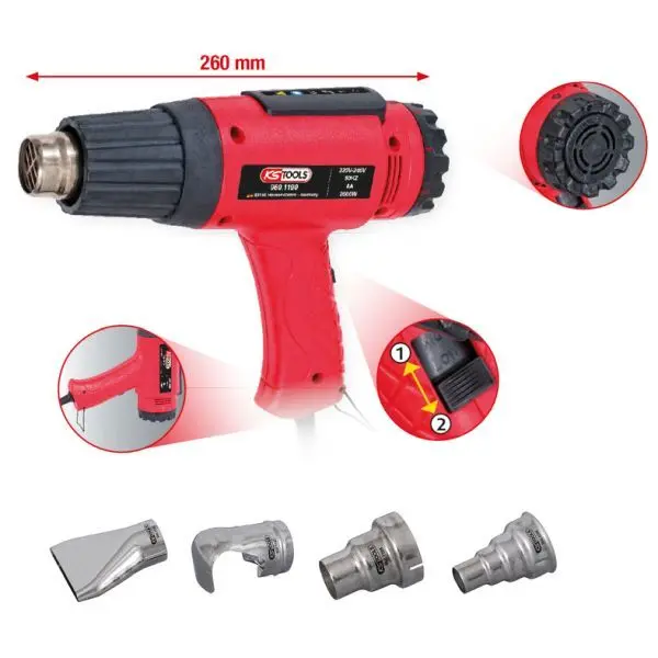 Pistol cu aer cald KSTOOLS 960.1190