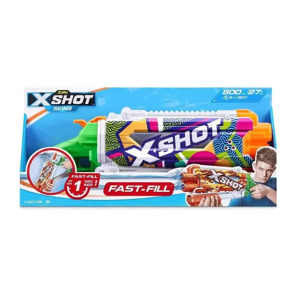 Pistol cu apa cu incarcare rapida, X-Shot Pump Action, Ripple