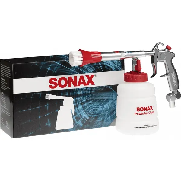 Pistol de suflat tapiteria textila tip Tornador SONAX PowerAir Clean