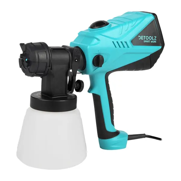 Pistol de vopsit electric reglabil Detoolz 600W 1200ml/min DZ-SE144 pentru pereti , mobilier garduri